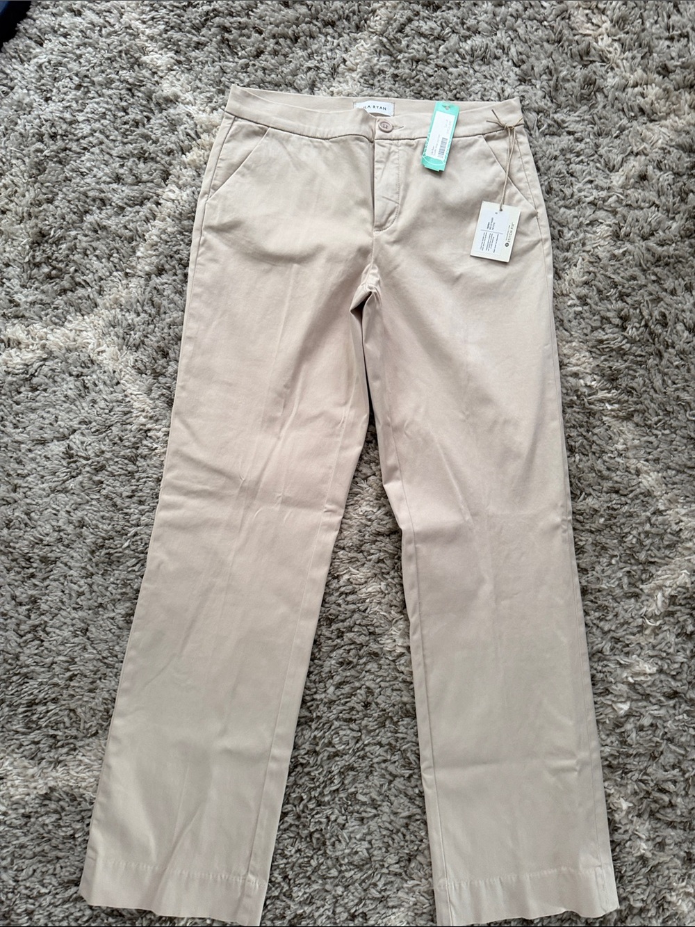 LILA RYAN Wide-Leg Pants in Light Beige